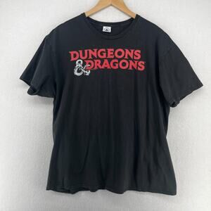 DUNGEONS & DRAGONS Shirt Mens M D&D Fantasy Tabletop Game Short Sleeve Black